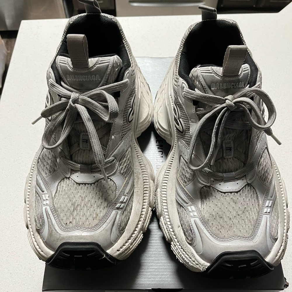 Balenciaga White and Black Sneakers